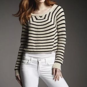 Patterson J. Kincaid Melinda cropped sweater size small